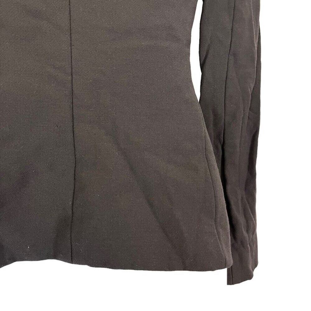 Dolce & Gabbana Womens Brown Wool Steampunk Whimsigoth Suit Jacket Blazer 40 / 4 - Picture 12 of 16